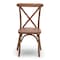 Atlas Commercial Products Madison Cross Back Chair, Mark II, Antique Fruitwood XBC45AFW - alternate 6